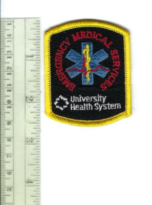 University Health System San Antonio Texas Emergency Medical Services EMS patch