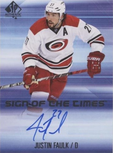2015-16 SP Authentic - Justin Faulk #SOTT-JF