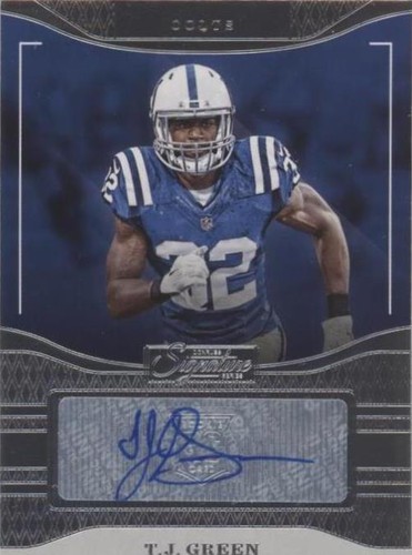 2016 Panini Donruss Signature Series T.J. Green #218