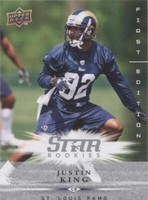 2008 Upper Deck First Edition Justin King #216