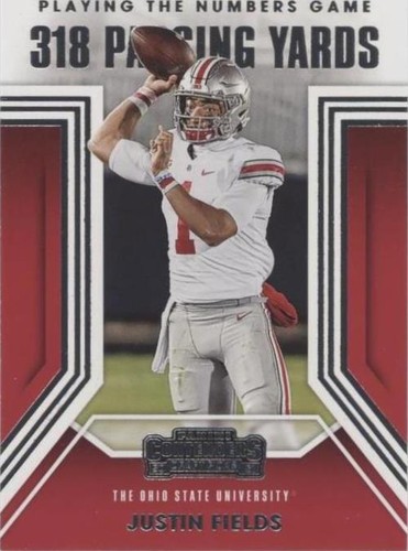 2021 Panini Contenders Draft Picks Justin Fields #37