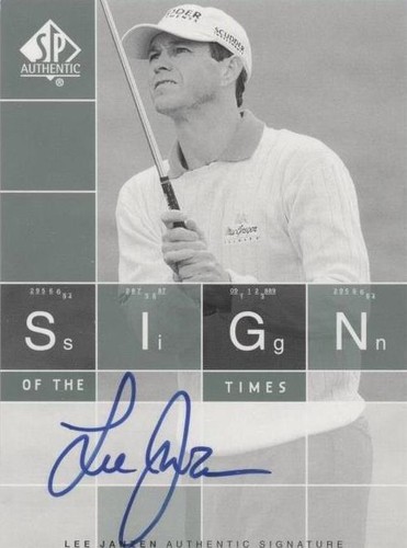 2002 SP Authentic - Lee Janzen #ST-LJ