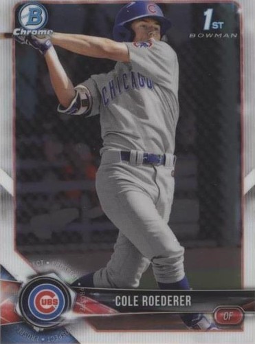 2018 Bowman Draft - Cole Roederer #BDC-125