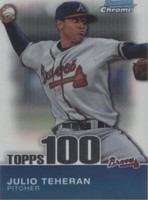 2010 Bowman Chrome - Julio Teheran #TPC97