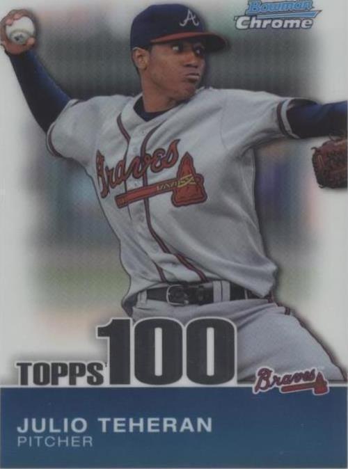 2010 Bowman Chrome - Julio Teheran #TPC97