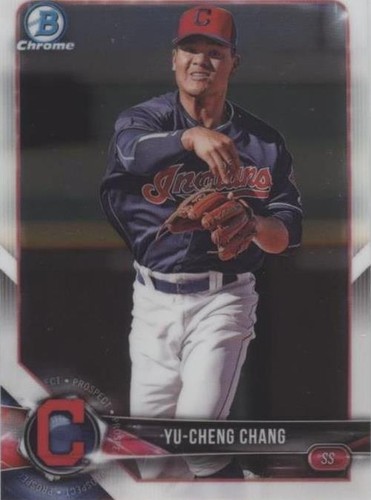 2018 Bowman Chrome YU-CHENG CHANG Chrome Prospects