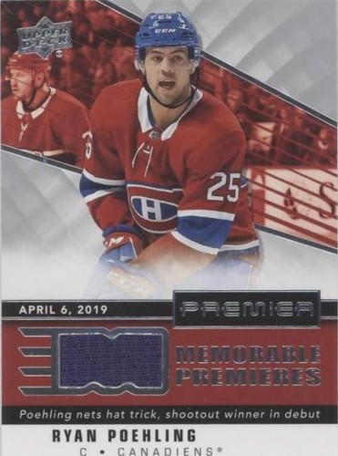 2019-20 Upper Deck Premier - Ryan Poehling #MP-RP