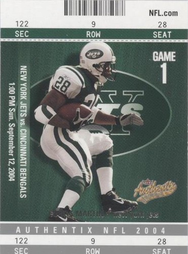 2004 Fleer Authentix Curtis Martin #97
