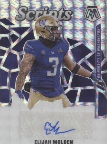 2021 Panini Mosaic Draft Picks Elijah Molden #SM-EM