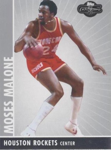 2008-09 Topps Co-Signers - Moses Malone #95