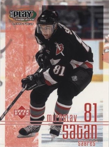 2001-02 Upper Deck Play Makers Limited - Miroslav Satan #11