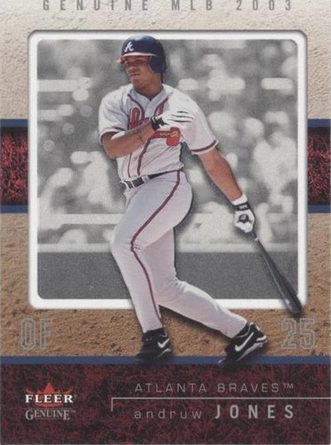 2003 Fleer Genuine - Andruw Jones #38