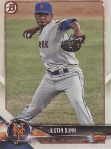 2018 Bowman - Justin Dunn #BP82