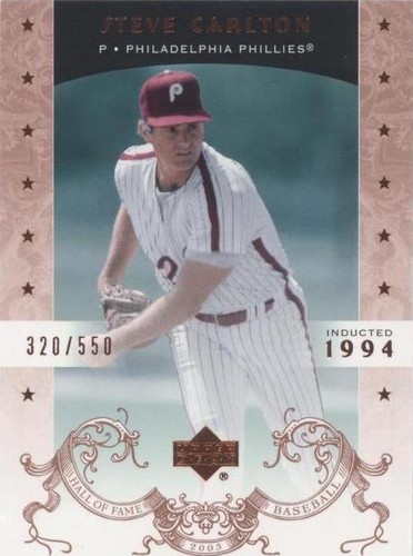 2005 Upper Deck Hall of Fame - Steve Carlton #70