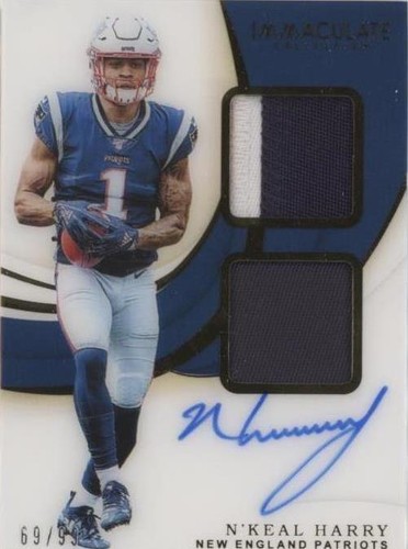 2019 Panini Immaculate Collection N'Keal Harry #ISPR-NH