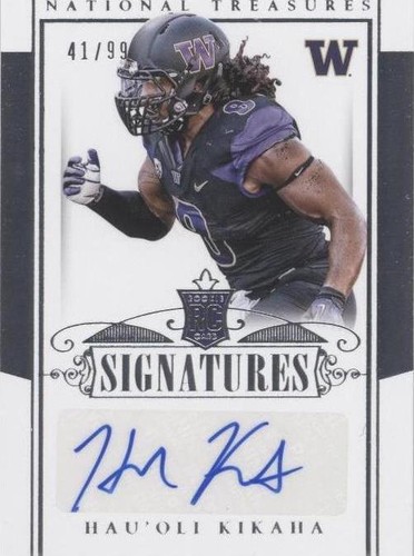 2015 Panini National Treasures College Hau'oli Kikaha #244