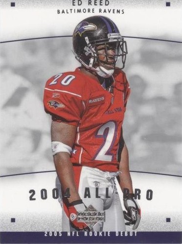 2005 Upper Deck Rookie Debut Ed Reed #AP-24