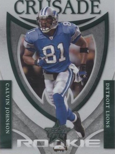 2007 Leaf Rookies & Stars Calvin Johnson #RC-11