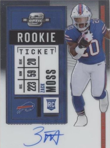 2020 Panini Contenders Optic Zack Moss #131