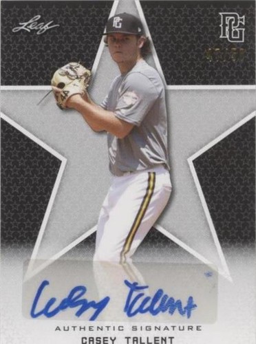 2020 Leaf Perfect Game National Showcase - Casey Tallent #BA-CT1