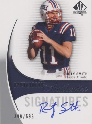 2010 SP Authentic Rusty Smith #180