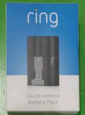 New Sealed! Ring Quick-Release RECHARGEABLE Back Up Battery For Video Doorbell 2