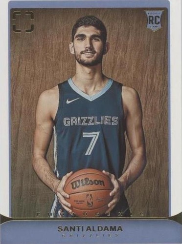 2021-22 Panini Photogenic Gold Santi Aldama Grizzlies RC