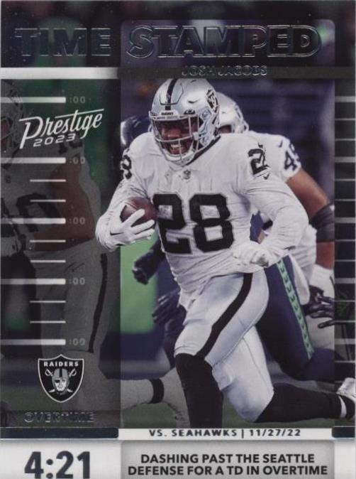 2023 Panini Prestige Josh Jacobs #TS-9