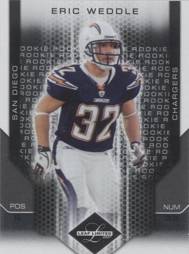 2007 Leaf Limited Eric Weddle #242