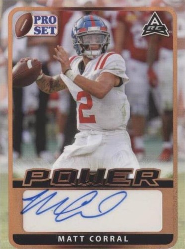 2021 Leaf Pro Set Power Matt Corral #BA-MC2