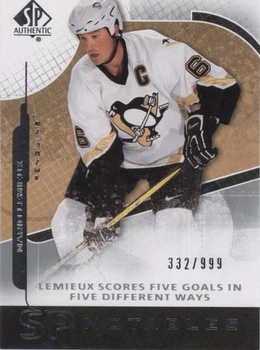 2008-09 SP Authentic - Mario Lemieux #128