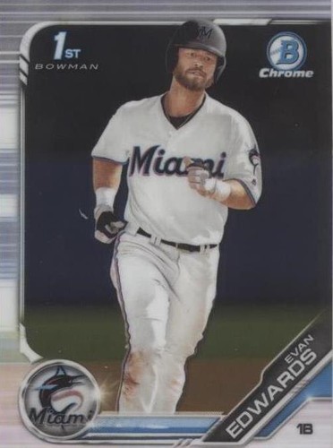 2019 Bowman Draft - Evan Edwards #BDC-168