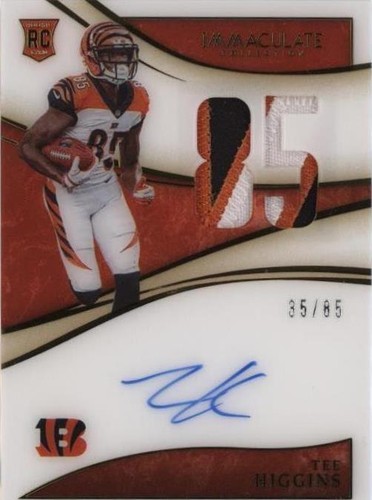 2020 Panini Immaculate Collection Tee Higgins #IN-THI