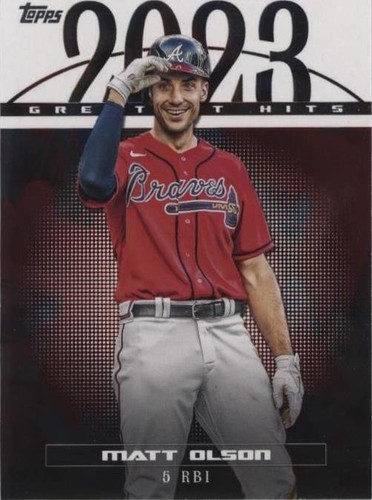 2024 Topps Series 1 - Matt Olson #23GH-3