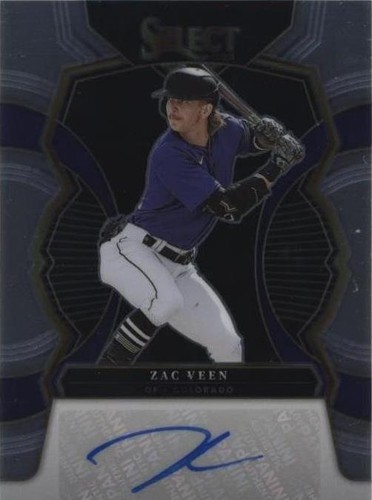 2021 Bowman Chrome Futurist Insert Zac Veen Colorado Rockies
