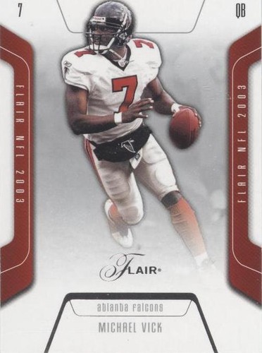 2003 Flair Michael Vick #7