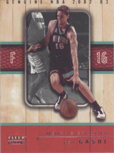 2002-03 Fleer Genuine - Pau Gasol #31
