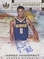 2018-19 Panini Court Kings - Jarred Vanderbilt #HA-JVB
