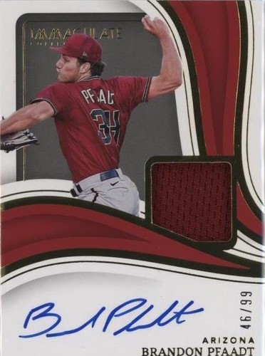 2023 Panini Immaculate Collection - Brandon Pfaadt #IMA-BP