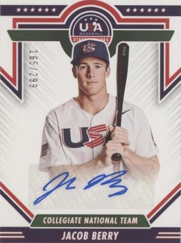 2022 Panini USA Baseball Stars & Stripes - Jacob Berry #CNTS-JB