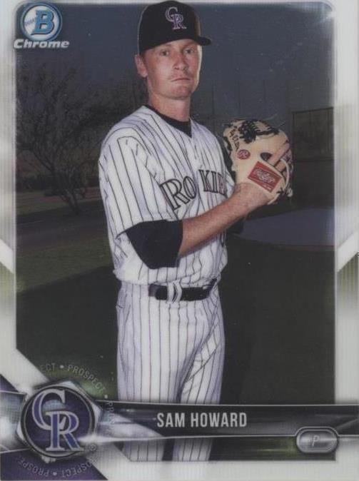 2018 Bowman - Sam Howard #BCP109