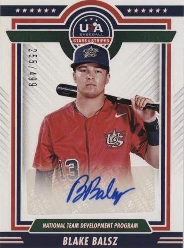 2022 Panini USA Baseball Stars & Stripes - Blake Balsz #NTDP-BB