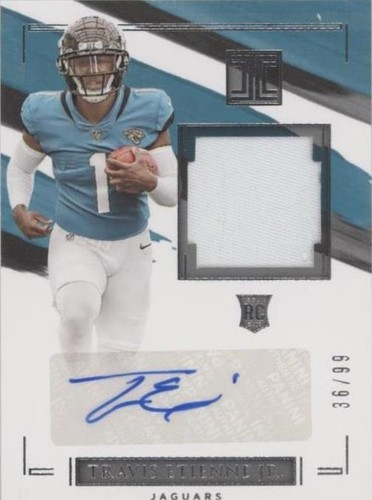 2021 Panini Impeccable Travis Etienne #RPA-TE