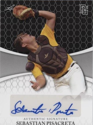 2022 Leaf Perfect Game National Showcase - Sebastian Pisacreta #BA-SP2