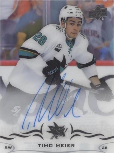 2018-19 Upper Deck Clear Cut - Timo Meier #CC-TM