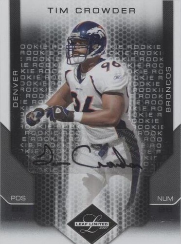 2007 Leaf Limited Tim Crowder #267