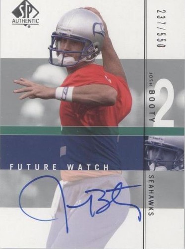 2001 SP Authentic Josh Booty #136
