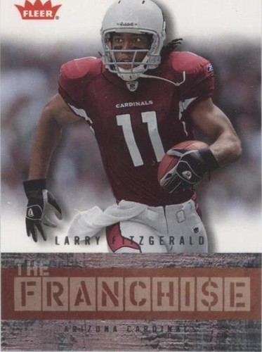 2006 Fleer Larry Fitzgerald #TF-LF