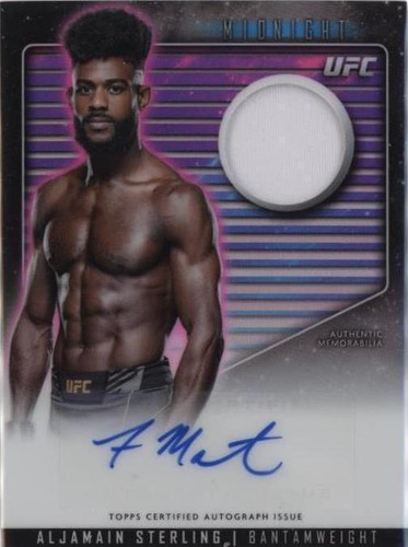 2024 Topps Midnight UFC - Aljamain Sterling #RCA-AST