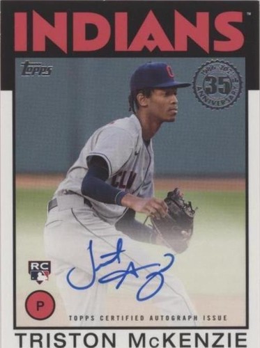2021 Topps - Triston McKenzie #86B-TM